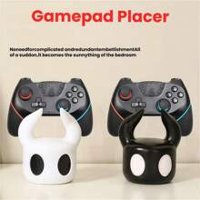 1PC 3D-Printed Controller Stand, Hollow Knight Themed Desktop Decor – Compatible With Gamepads, Controllers, And Phone Display.