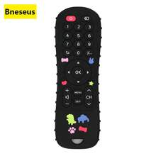 Bneseus 1 pieza Juguete de dentición de silicona con forma de control remoto, juguete de dentición para bebé con diseño anti asfixia, con temática de dinosaurio de dibujos animados, adecuado para niños y niñas de 6 a 24 meses, regalo para fiestas