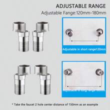 304 Stainless Steel Adjustable Shower Head Angle Adapter Swivel Connector, Mixen Valve Shower Arm Accessories