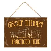 1pc Put Decor Funny Group Sign, Vintage Man Cave Bar Decor Room Decor Sign, Vintage Plaque Decor Wall Art, Home Decor, Funny Cave Decor, Room Decor, Bedroom Wall Decor, Home Decor, Bar Decor, Friendly Gift Wooden Hanging Plaque,Home Decor ,Room Decor,Wall Decor Gifts Birthday Graduation