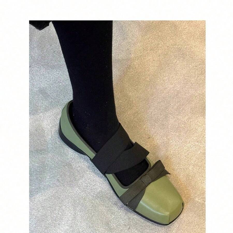 Women Loafers Shoes - 綠色 - 查看 1