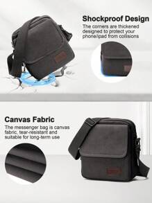 Borse a tracolla grandi da viaggio con più tasche per ragazze e ragazzi, borsa da vita alla moda con cintura regolabile per studenti, borsa a tracolla impermeabile da viaggio, borsa da petto leggera, borsetta da spalla per uso esterno, per scuola e lavoro