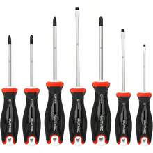 7PCS Pro Magnetic Screwdriver Set With Forged S2 Shanks, Magnetic Tips Screw Driver Set And TriMaterial Cushion Grip For Automotive Repair And Site Renovation - Magnetic Screwdriver - View 2