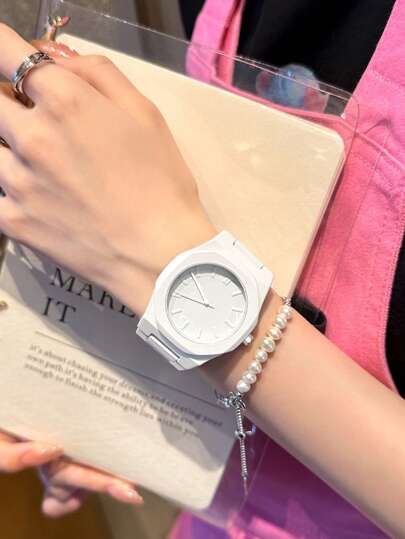 TOMI Set High End Minimalist Business Watch, Matte Oil Plastic Strap Gestreepte Dial Quartz Horloge Life, Holiday s, Father's Day view 3