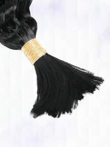 22英寸黑色柔软海洋波浪钩针编织假发，深波浪扭辫钩针编织接发，卷曲编织假发，多色合成耐热假发，1包长波浪水波纹辫子，女士合成钩针编织假发，适合日常、派对、角色扮演、节日等场合。 - 彩色 - 查看 8