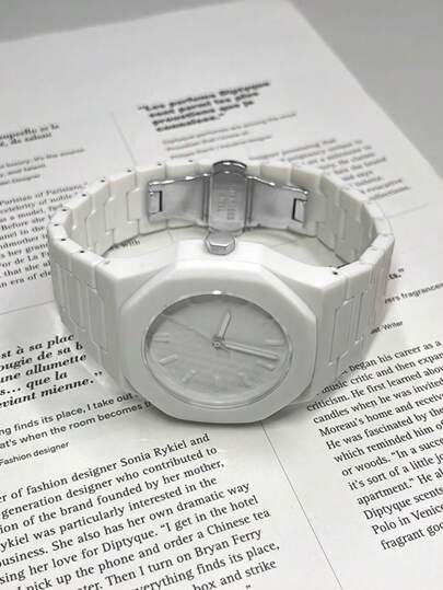 TOMI Set High End Minimalist Business Watch, Matte Oil Plastic Strap Gestreepte Dial Quartz Horloge Life, Holiday s, Father's Day view 5