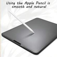 BOLLYMORE 1片iPad磨砂玻璃屏幕保护膜（适用于2025款M3/A16机型） - 防眩光+笔触顺滑，附带工具包，是艺术家/办公用户必备的屏幕保护膜，适用于日常使用、办公、家用iPad，防水、防震、防刮、防指纹，全覆盖 - 數量1pc - 查看 5