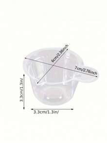 50 件一次性塑料杯分配器硅胶树脂模具套件，适用于 DIY 环氧树脂珠宝制作工具配件