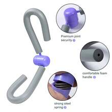 S-Type Multifunctional Fitness Exercise Yoga Putila Leg Thigh Calf Pelvic Muscle Training Home Exercise Fitness Resistance Exercise Tool - Multicolor - View 12