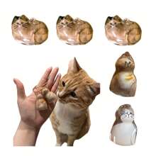 1pc/6pcs Cat Hair Keepsake Memorial Capsule - Transparent Gacha Ball Keychain Pendant For Preserving Beloved Kitty Fur - Pet Loss Remembrance Gift For Cat Lovers