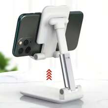 Double Folding Phone Holder, Fully Adjustable Desktop Phone Holder For 16 15 14 13 12 11 Pro Xs Xs Max Xr X, Compatible With All Models