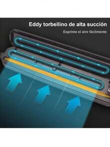 Máquina de Sellado al Vacío Automatica para alimentos, con 10 bolsas - Tipo de Enchufe A USA (110-127V) - Ver 6
