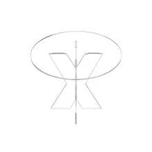 1pc Clear Acrylic Square & Round Cake Stand, Party & Buffet Display Rack For Cups, Cupcakes, Desserts, Storage Tray