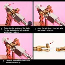 1 Stück Fahrradketten Trennwerkzeug für Mountainbike-Kette, Kettenlösewerkzeug, Einfachgang-Kettentrimmer und Fahrradketten-Reparaturwerkzeug