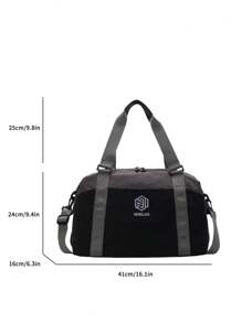 Bolsa de Viagem Multiuso, Bolsa de Armazenamento de Roupas de Grande Capacidade Unissex com Alça de Ombro Destacável e Ajustável, Adequada para Esportes, Fitness, Bolsa de Viagem para Acessórios Escolares e Materiais Escolares