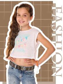 Children & Teenagers' Fashionable Double Buckle Belt, Retro Personalized Accessory, Matching Jeans And Other Outfits, Streetwear Style - Multicolor - View 5