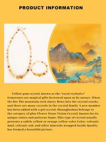 VE "Koi Fish Light" Set, Natural Koi Fish Resin Crystal Jewelry Set, Koi Fish Resin Necklace Symbolizing Good Luck And Prosperity, Suitable For Women's Daily Wear, Gift For Mothers Or Elders. Natural Gem Color Varies. - Set - View 6