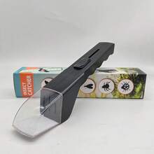 Atrapasueños de mano para una captura eficiente de arañas, abejas y insectos en casa - Negro - Ver 1