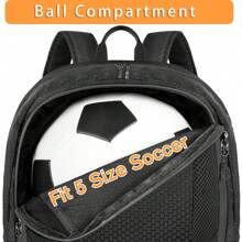 New Large Capacity Detachable Ball Compartment Basketball Bag, Multifunctional Student Outdoor Sports Training Bag, Portable Soccer Ball Bag