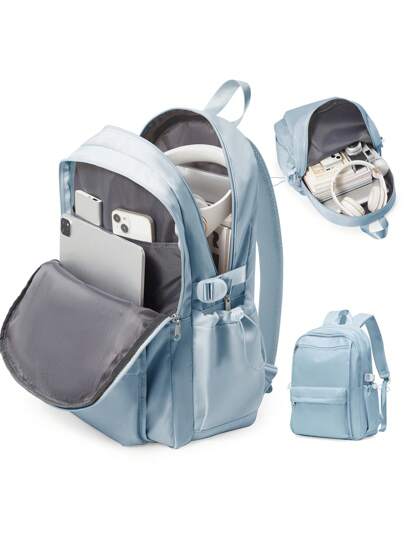 Lightweight Waterproof Nylon Fabric Anti Theft Luggage Strap Design Personal Women Backpack School Bags Bookbag Casual Daypack Travel Backpack For Women And Girls College Students High School Students, Perfect For Hiking Camping Business Travel Vacation Holiday College Outdoor Gift For Mom Dad Daughter Friend