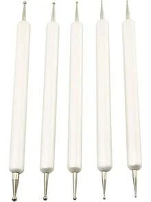 Embossing Stylus Set 5PCS 5 Size Double End Tracing Dotting Tool For Carbon Transfer Paper Mandala Rock Painting Pottery Clay Craft Embossing Art Nail Art - 1_ - View 1