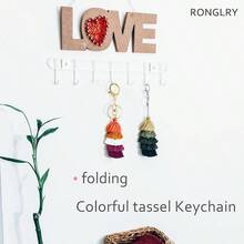 Pride Flag Keychain BTQ Accories Rainbow Keychains BT Pride Bag Charm Purse Charms For Handbags Pride Stuff-0029 - Les - View 5