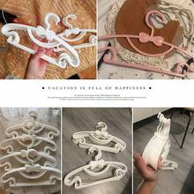 20/10/8/6/5/4pcs Baby Hangers, Newborn Clothes Hangers, Bow Decor Wardrobe Storage Organizer Hangers, Durable, With Hooks, Suitable For 0-10 Years Old Babies, Essential Home Storage Hanger & Clip - Multicolor - View 5