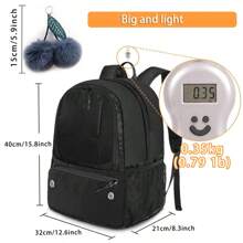 New Large Capacity Detachable Ball Compartment Basketball Bag, Multifunctional Student Outdoor Sports Training Bag, Portable Soccer Ball Bag