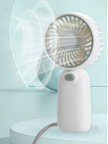 1pc Handheld Battery Operated Mini Fan, Portable For Summer And For Outdoor(Do Not Deliver Batteries,Battery Needs To Be Purchased Separately)