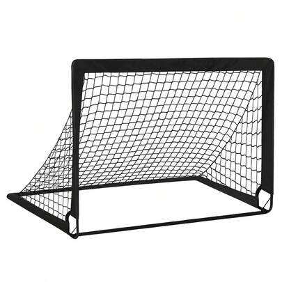 Fotbollsträningsdörr - 4' x 3' fotbollsmål för bakgården - Bärbar fotbollsmålträningsutrustning - Hopfällbart rebound-träningsnät för utomhusfotbollsmål - Pop-up-fotbollsnät för fotbollsträning Lämplig för inomhus- och utomhusbruk, familj, ungdom, vuxna hopfällbara mål - Lagspel - Sportfotbollsmålset, lätt att bära och installera