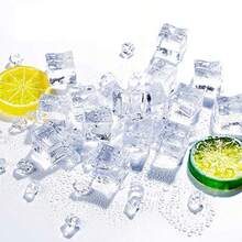 ACZ 50 Pcs 20mm Clear Fake Ice Acrylic Decorative Ice Cubes Display For Home Decoration Wedding Centerpiece Vase FillersPhotography PropsKitchen Decoration 2216 - 無色 - 查看 1