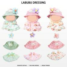 1pc (Clothes Only) 17cm Doll Clothes Overalls DIY Doll Clothes Decoration