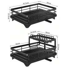 Flatware Storage - Schwarze Doppelschicht - Übersicht 6