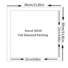 5D DIY Full Drill Diamond Painting Round - Diamond Art Painting Kit, Colorful Butterfly Wings Mosaic, Canvas - DIY Decorative Painting, Home Wall Decor, Ideal Gift For Valentine's Day, Ramadan, Birthday & Anniversary