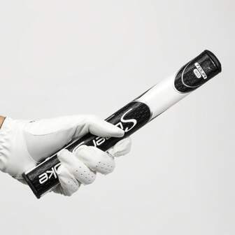 TOUR 2.0/3.0 推杆高尔夫握把先进的表面纹理，独特的平行设计最大限度地减少握把压力