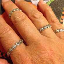 3pcs Halloween Pumpkin Rings, Suitable As Gifts For Friends