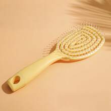 1pc Unisex Paddle Brush - Smooth Styling Comb, Gentle Scalp Care, Durable Mixed Material - Hair Care Tool Suitable For All Hair Types, Goddess High Crown Goddess Specialized Long Hair Curling Massage Blow Drying Volumizing Large Brush