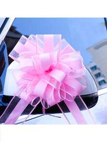 10 piezas de lazos decorativos para coche de boda, lazos de regalo para envolver, lazos de cinta rosa/blanca/roja para puerta de coche de boda, decoración de boda, cintas para decorar escaleras, manijas, regalos de boda, adecuados para decorar mesas y sillas de boda, decoración de regalos, cajas o decoración floral, decoración de aniversario - Multicolor - Ver 14