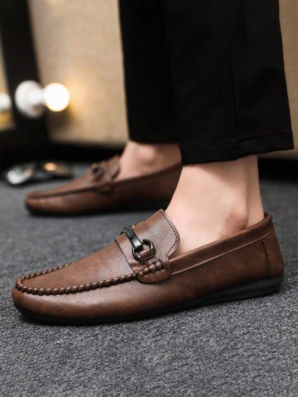 Mocassini casual da uomo nuovi per la Primavera/Estate 2025, scarpe da guida slip-on traspiranti, suola in gomma antiscivolo, deodorizzanti (Nota: i mocassini tendono a essere piccoli, si consiglia di ordinare 1 taglia in più per chi ha piedi più grandi)