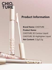 CHIOTURE 液体遮瑕高光棒提亮遮瑕哑光鼻影持久妆效适合初学者 - 01 Ashy Brown - 查看 9