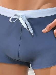 Quần bơi thể thao ngoài trời mới nhất Quần short bãi biển co giãn cao cho kỳ nghỉ - Bụi tím - Xem 4