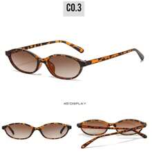 LANTEEM 1 Stück modische kleine ovale Rahmen Brille, vielseitig einsetzbar, Vintage Damen Brille als Reise, Urlaub und Strand Accessoire