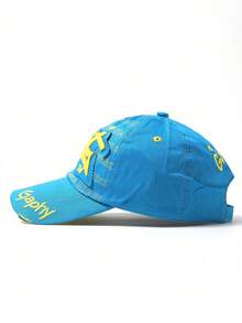 Outdoor Couples' Hip-Hop Baseball Cap Sun Protection Cap - Blue - View 3