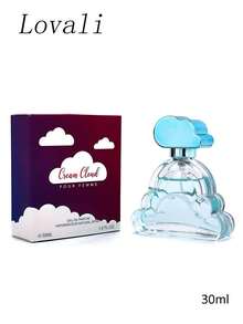 CREAM CLOUD LOVALI Perfume "Nube" en color azul - 30 ml/botella - Estilo dulce, con notas afrutadas - Diseño único, fragancia duradera, ideal para uso diario. Formato portátil, perfecto para llevar en viajes o salidas, y como pequeño regalo para días festivos. - Azul - Ver 8