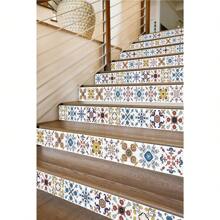 24PCS- Nrdic Bohemian Style Home Tile, Self-Adhesive Wall Stickers, Peel And Stick Wallpaper, Kitchen Bathroom Bedroom Living Room Dining Room, Waterproof, Oil And Moisture Proof, Decorative Tile Stickers, Wall Renovation Floor Stickers For Home Decor