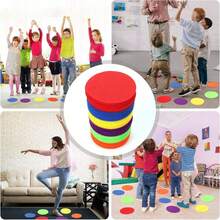 30pcs Carpet Dot Markers - 4 Inch Round Carpet Spot Markers In 6 Colors For Classroom Carpet Floors, Decoration Use For Elementary Teachers, Students, Kindergarten, Yoga Studio (Random Color),Classroom,Toys,Kids Toys,Classroom,Educational Toys,Kids Toys - Multicolor - View 7