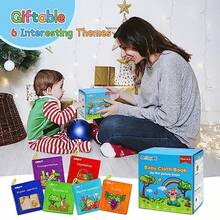 Dr.Rapeti Soft Cloth Books Baby Books Bath Books 6Pack For Baby Infant Toddler Crinkle Squeaky Washable Chewable NonToxic Early Educational Giftablesx3dfca24621 - Colorful1 - View 5