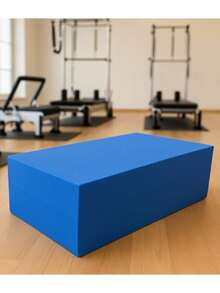 Yoga Pilates Block 10 X 20 X 7.5cm Physical Therapy Stretching Brick - Blue - View 5