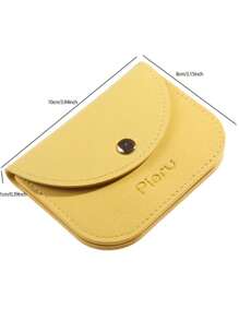Multi Colored Minimalist Coin Purse For Women Short Envelope Buckle Cute ID Card Bag Money Wallet Mini Wallet Purse Wallet Small Wallet Cute Wallet