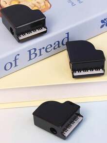 1/3pcs Cute Piano Shaped Pencil Sharpener, Mini Single Hole Manual Pencil Sharpener, Suitable For Kids And Students, Unique Reward Gift, Back To School Essential